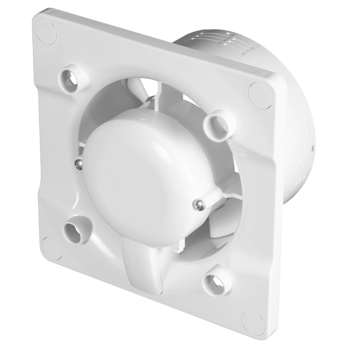 Ventilátor do kúpeľne Whisper Pro-Design - Ø100 mm - s časovačom dobehu - plochý drevený