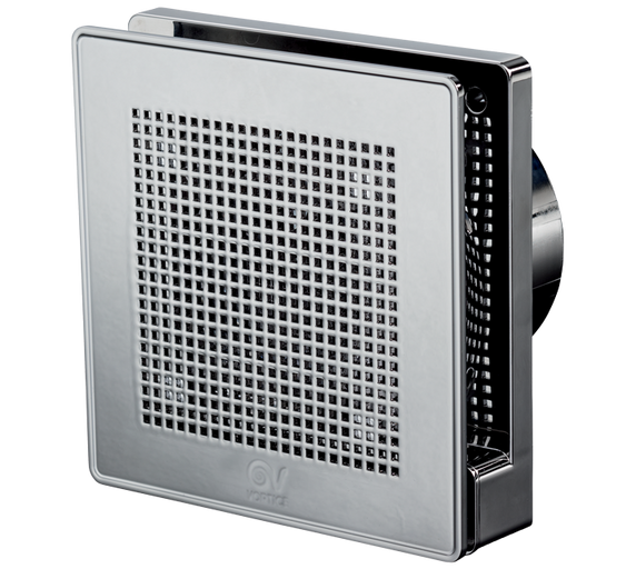 Ventilátor Vortice axiálny Punto Evo Gold ME 100/4″ LL – svetlo chrómová farba