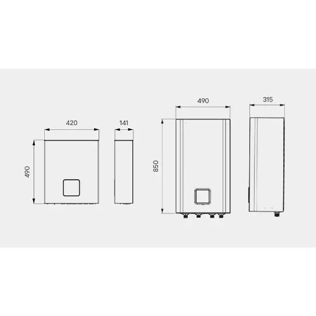 Vnútorná jednotka tepelného čerpadla LG Hydrobox s R290, 1 fáza