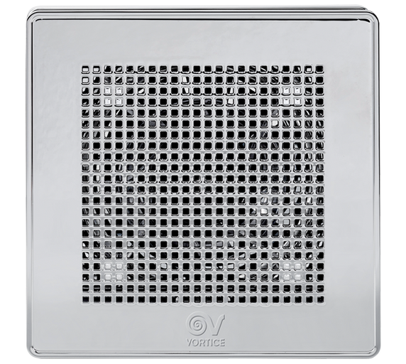 Ventilátor Vortice axiálny Punto Evo Gold ME 100/4″ LL T – svetlo chrómová farba