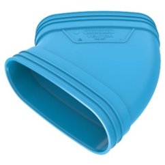 Wavin Ventiza 235 mm - objímka/zásuvka s ohybom 45°