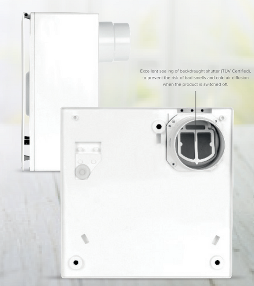 Ventilátor Vortice radiálny Vort Quadro Evo (vyžaduje QE-B) QE 60 LL T