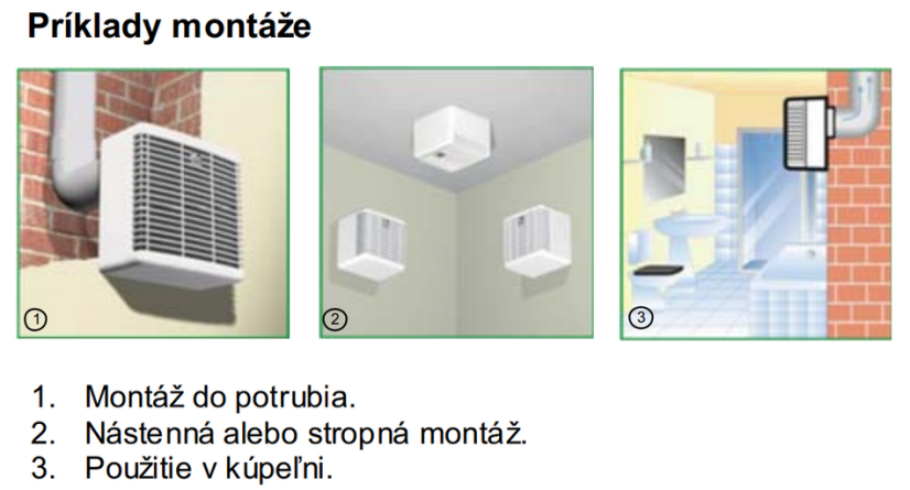 Ventilátor Vortice radiálny Vort Press 110 LL