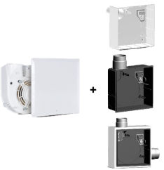 Ventilátor Vortice radiálny Vort Quadro Evo (vyžaduje QE-B) QE 100/60 LL
