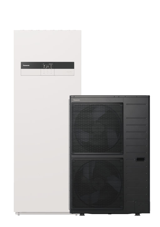 Tepelné čerpadlo Panasonic Aquarea K-gen AiO split (nádrž 185l) (špirála 9kW) ADC/UDZ R32 400V 12kW