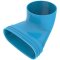Wavin Ventiza 90° Koncový kus  - 195xØ125mm - objímka/objímka