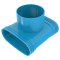 Wavin Ventiza T-kus 195 x Ø125 mm - oválny x okrúhly