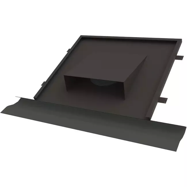 Thermoduct plochý horizontálny strešný kanál s priemerom 180 pre šikmé strechy