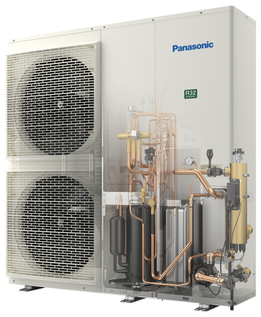 Tepelné čerpadlo Panasonic Aquarea J-gen monoblok (špirála 9kW) T-CAP MXC R32 400V 12kW