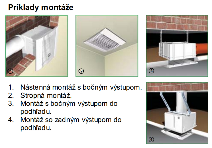 Ventilátor Vortice radiálny Vort Press 140 LL I