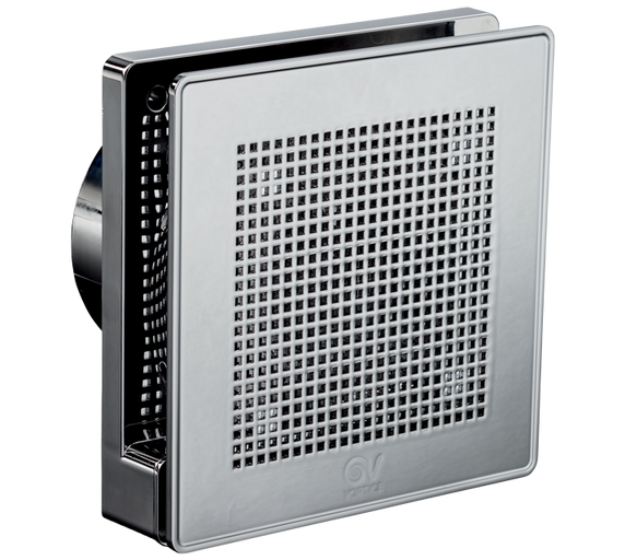 Ventilátor Vortice axiálny Punto Evo Gold ME 100/4″ LL T – svetlo chrómová farba